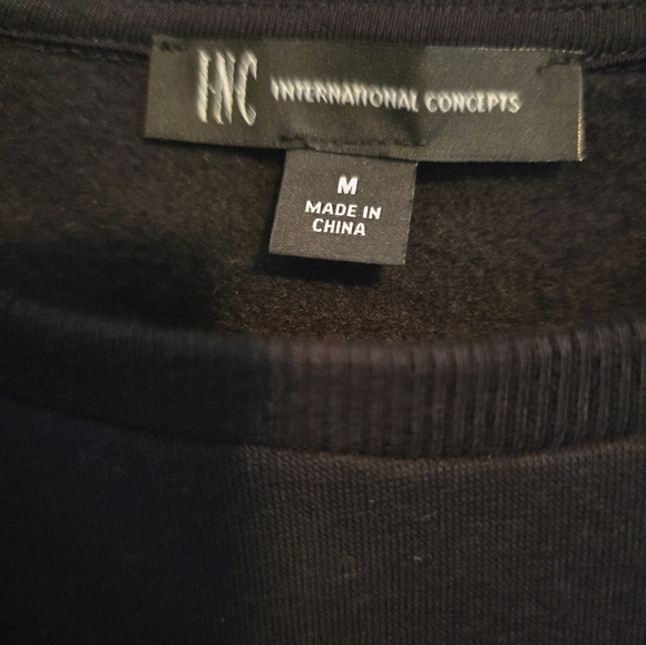 Inc International Concepts Sweater with Mesh Sleeves- Size M - Picture 4 of 8